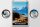 Blechschild Reise 20x30cm Neuseeland Europa Stadt Urlaub Gebirge