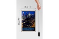 Blechschild Reise 20x30cm Singapur Stadt Asien Hochhaus Indien
