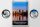 Blechschild Reise 20x30cm Vancouver Kanada Meer Hochhaus Urlaub