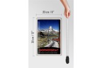 Blechschild Reise 20x30cm Gornergrat Schweiz Gebirge Schnee Bahn