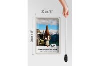Blechschild Reise 20x30cm Confoederatio Helvetica Kirche