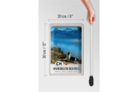 Blechschild Reise 20x30cm Confoederatio Helvetica Kirche Natur
