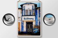 Blechschild Reise 20x30cm Ostsee Haus der Hoffnung Strand Urlaub
