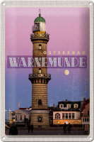 Blechschild Reise 20x30cm Travemünde Strand...