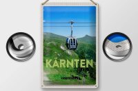 Blechschild Reise 20x30cm Kärnten Österreich Gondel Urlaub Natur