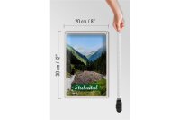 Blechschild Reise 20x30cm Stubaital Österreich Wanderung Natur