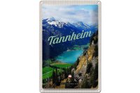 Blechschild Reise 20x30cm Tannheim Wälder Wanderung...