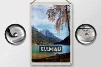 Blechschild Reise 20x30cm Ellmau Österreich Berge See Natur
