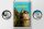 Blechschild Reise 20x30cm Lausanne Schloss See Schweiz Reiseziel