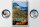 Blechschild Reise 20x30cm Zillertal Gebirge Natur Wälder Urlaub