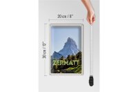 Blechschild Reise 20x30cm Zermatt Ansicht Ausblick Urlaubsort