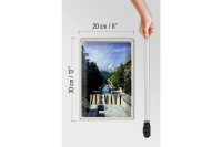 Blechschild Reise 20x30cm Zermatt Fluss Natur Wälder Urlaubsort