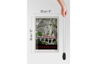 Blechschild Reise 20x30cm Gotthard Pass Schweiz rote Lokomotive