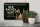 Blechschild Spruch 30x20cm Hund Katze hier wachen wir schwarzes Schild