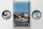 Blechschild Reise 20x30cm Acapulco Mexiko Yacht Gebirge Meer