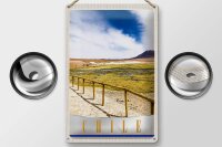 Blechschild Reise 20x30cm Chile Urlaub Gebirge Gehweg