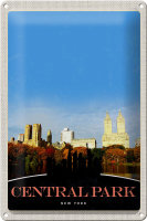 Blechschild Reise 20x30cm Central Park Amerika New York Trip