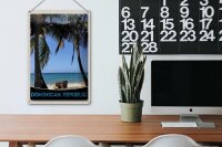 Blechschild Reise 20x30cm Dominikanische Republik Strand