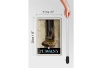Blechschild Reise 20x30cm Toskana Italien Fenster Blumen Schild