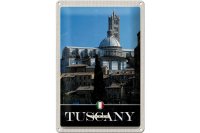 Blechschild Reise 20x30cm Toskana Italien Gebäude Architektur