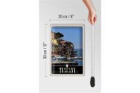 Blechschild Reise 20x30cm Toskana Italien Hafen Meer Dekoration
