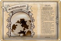 Blechschild Berufe 30x20cm Altenpfleger geduldig...