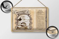 Blechschild Berufe 30x20cm Apotheker Risiken Nebenwirkungen
