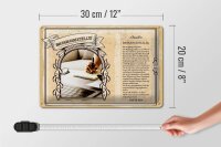 Blechschild Berufe 30x20cm Bankangestellte Konten Überblick