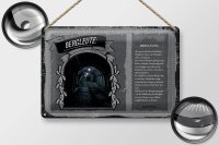 Blechschild Berufe 30x20cm Bergleute sprengt bohren Berge