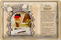 Blechschild Berufe 30x20cm Deutscher Beamter Träger...