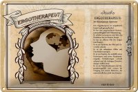 Blechschild Berufe 30x20cm Ergotherapeut emphathisch...