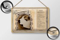 Blechschild Berufe 30x20cm Ergotherapeut emphathisch...