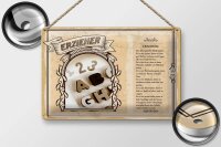 Blechschild Berufe 30x20cm Erzieher lebensfrohes Multitalent
