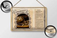 Blechschild Berufe 30x20cm Finanzberater Spezialist Blick