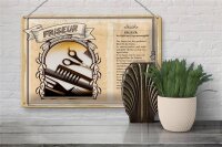 Blechschild Berufe 30x20cm Friseur Stylist geschulten Blick