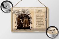 Blechschild Berufe 30x20cm Friseurin Stylistin Blick...