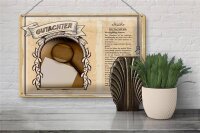 Blechschild Berufe 30x20cm Gutachter sorgfälltiger Experte