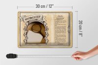 Blechschild Berufe 30x20cm Gutachter sorgfälltiger Experte