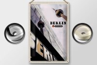 Blechschild Städte Berlin Fernsehrturm Deutschland 20x30cm