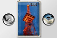 Blechschild Städte Berlin Funkturm Deutschland 20x30cm