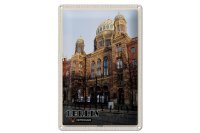 Blechschild Städte Berlin Synagoge Deutschland 20x30cm