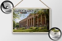 Blechschild Städte Baden-Baden Lichtentaler-Allee 30x20cm