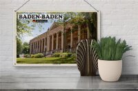 Blechschild Städte Baden-Baden Lichtentaler-Allee 30x20cm