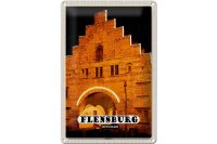 Blechschild Städte Flensburg Nordertor Architektur...