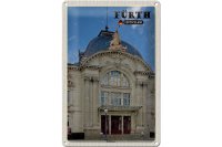 Blechschild Städte Fürth Stadttheater...