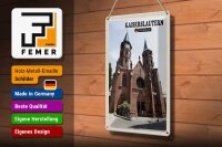 Blechschild Städte Kaiserslautern Stiftskirche 20x30cm