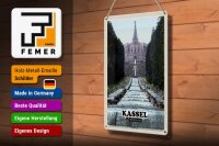 Blechschild Städte Kassel Wilhelmhöhe Architekur 20x30cm