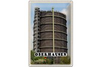 Blechschild Städte Oberhausen Gasometer Gebäude...