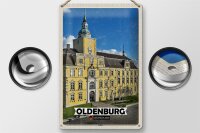 Blechschild Städte Oldenburg Schloss Architekur 20x30cm
