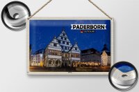 Blechschild Städte Paderborn Rathaus Altstadt 30x20cm